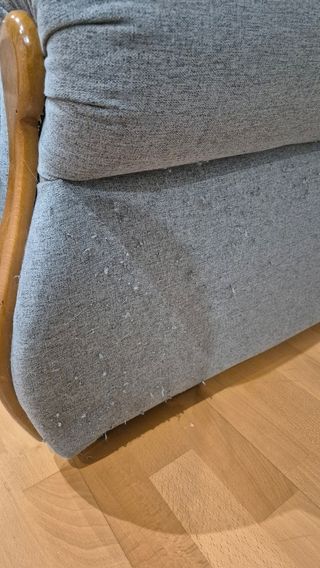 2 sillones grises