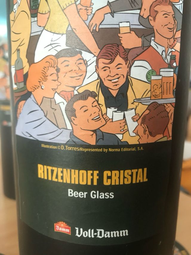 2 Vasos Cerveza Voll-Damm