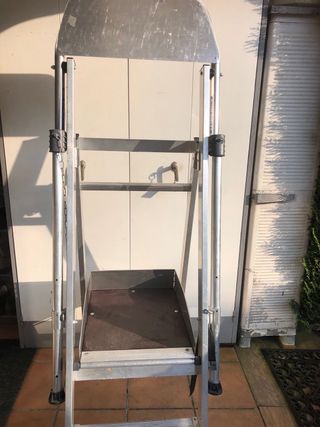 Escalera plataforma aluminio Tubesca