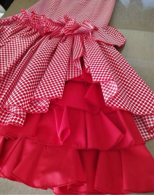 Falda de flamenca de niña