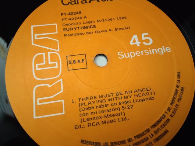 Vinilo Eurythmics - There must be an Angel