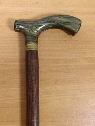 Bastón madera - empuñadura elegante
