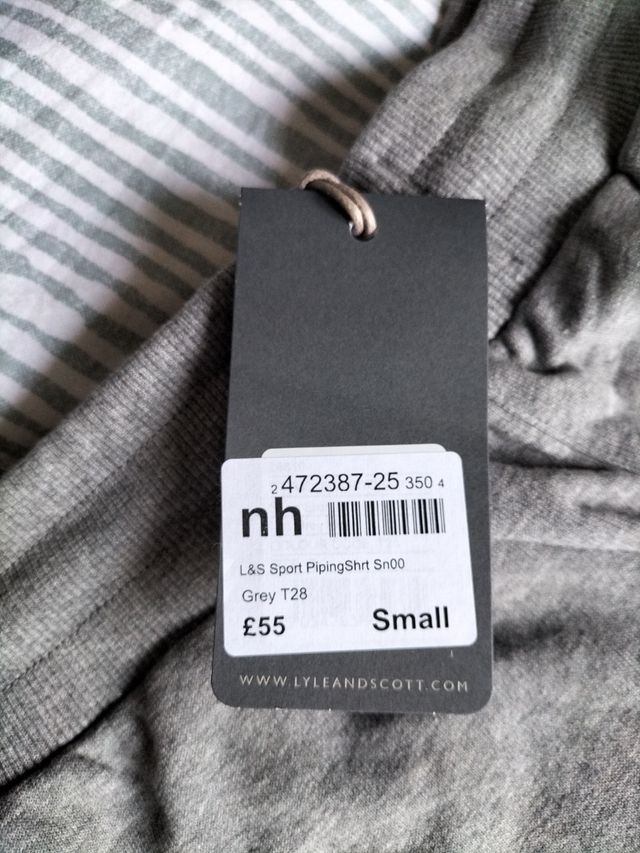 Shorts Lyle & Scott Gris Talla S