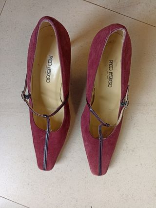 Zapatos Paco Herrero ante burdeos