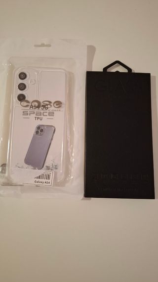 Funda y protector pantalla Galaxy A54