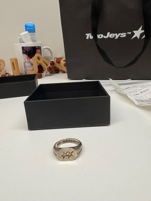 Anillo Twojeys plata - Talla única