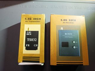 Transmissor/Receptor AV 5.8G - TS832/RC832