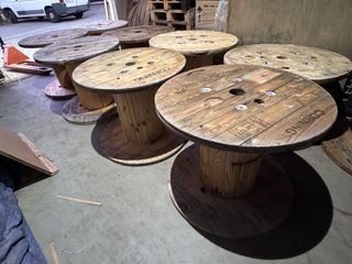 MESAS BOBINAS CARRETE MADERA CABLE CHILLPALET