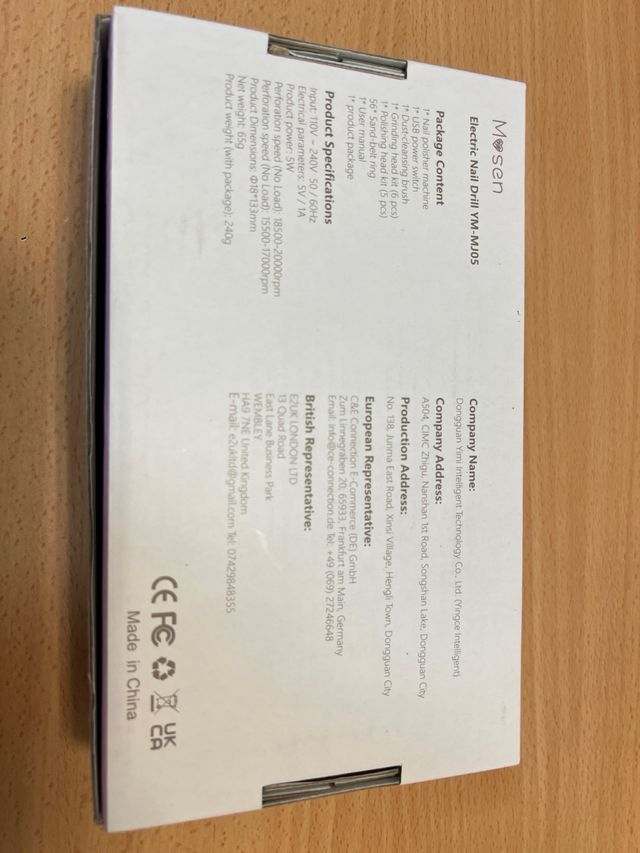 Mosen - Fresatrice per unghie rosa