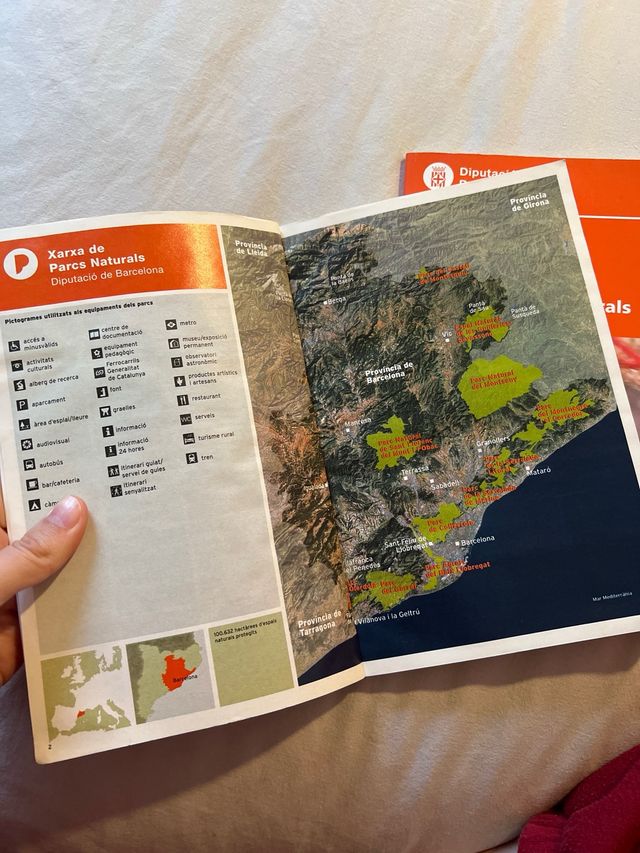 Guia d’itineraris espais i parcs naturals a prop..