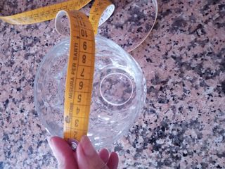Caraffa in vetro.