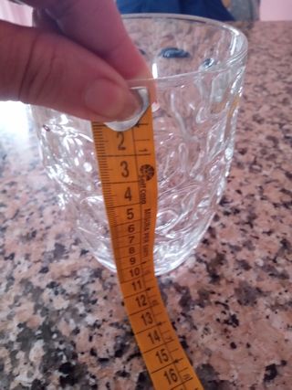 Caraffa in vetro.
