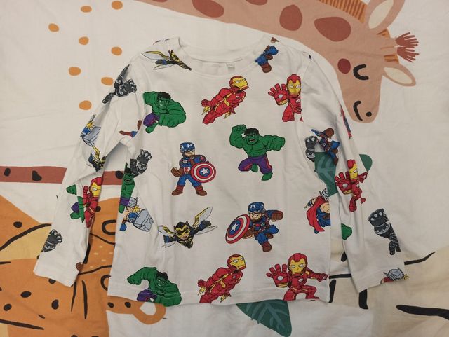 Set magliette a maniche lunghe bambino