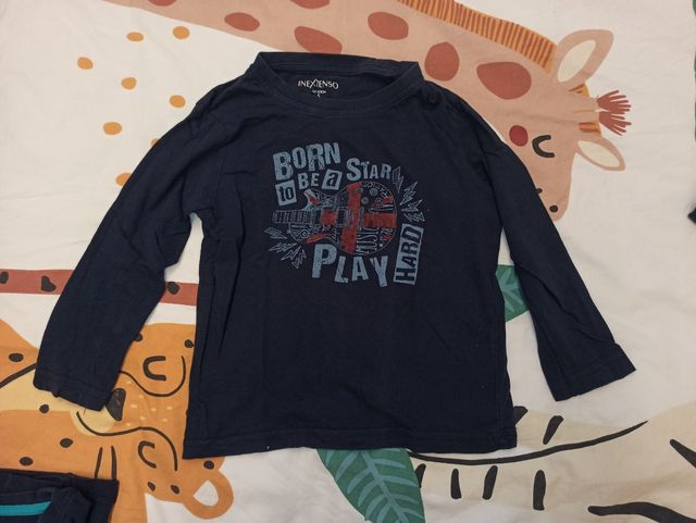 Set magliette a maniche lunghe bambino