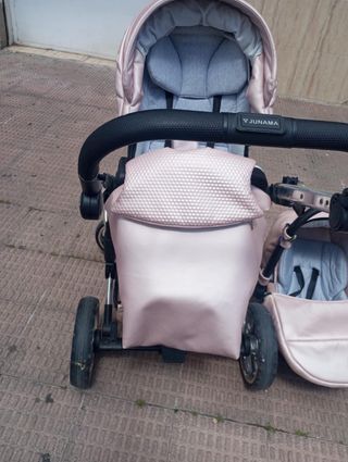 Carrito bebé Junama rosa