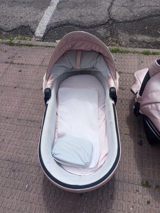 Carrito bebé Junama rosa