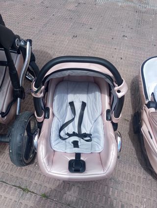 Carrito bebé Junama rosa