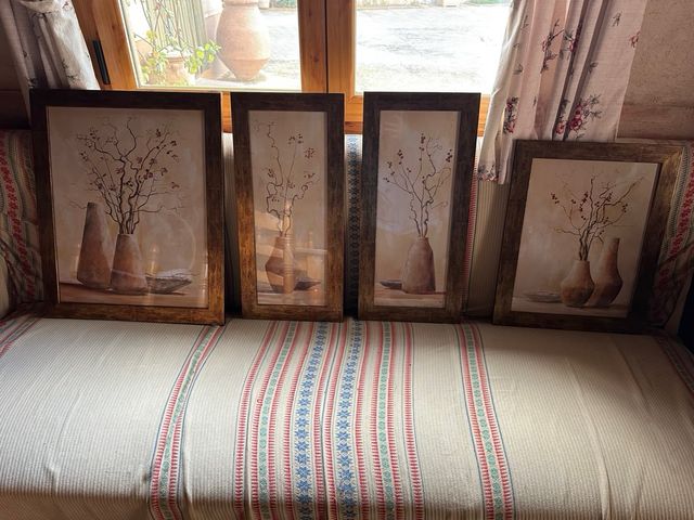 4 Cuadros decorativos - Estilo rústico