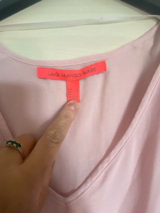 Vestito Love Mango Basic rosa tg.l