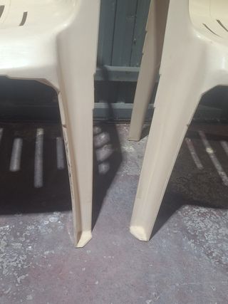 4 Sillas Henry Massonnet - Plástico Beige