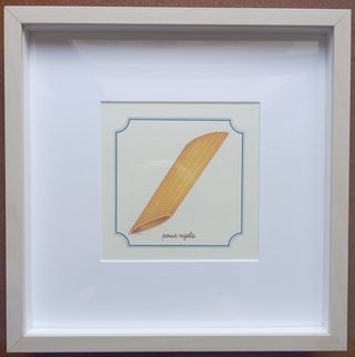 Singola Pasta italiana vintage in cornice 23x23