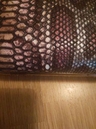Bolso clutch Serpiente