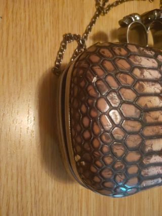 Bolso clutch Serpiente