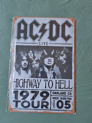 Cartel metalico AC/DC A ESTRENAR!!!