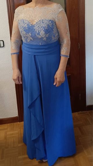 Vestido fiesta azul