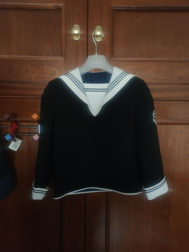 Traje de Comunion azul marino marinero