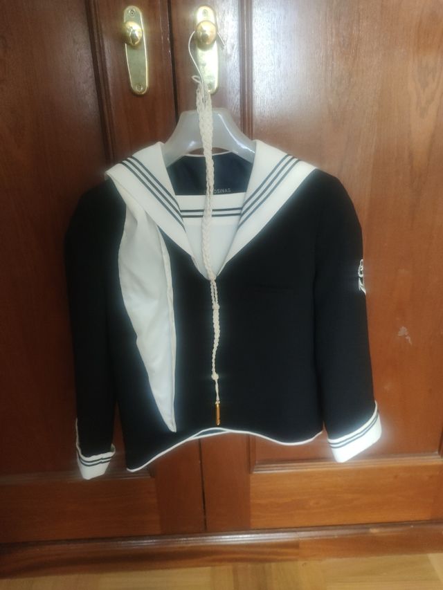 Traje de Comunion azul marino marinero