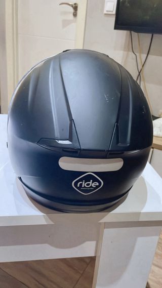 Casco nuevo moto Ride doble visera solar-  talla L