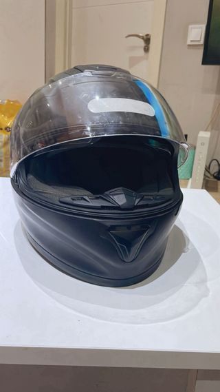 Casco nuevo moto Ride doble visera solar-  talla L