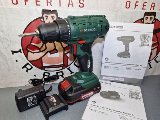 Taladro Atornillador Parkside 20V