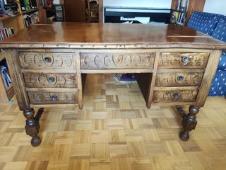 Escritorio antiguo madera