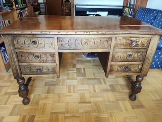 Escritorio antiguo madera