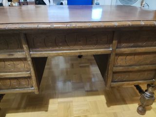 Escritorio antiguo madera