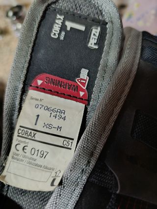 Arnés Petzl Corax Talla 1