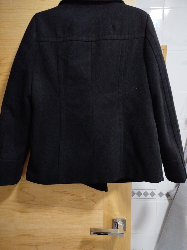 Chaqueta de paño negra