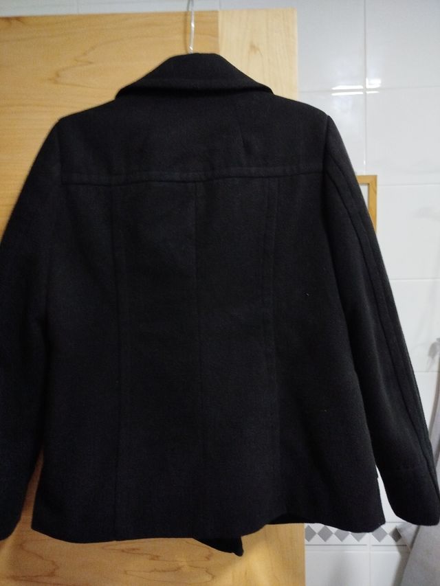 Chaqueta de paño negra