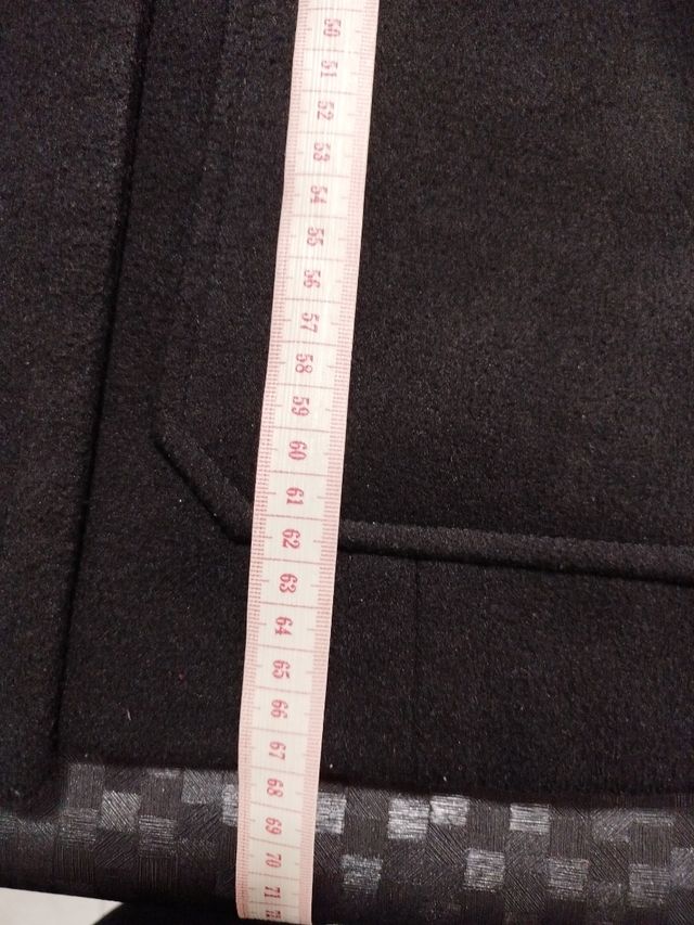 Chaqueta de paño negra