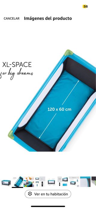 Cama de viaje plegable bebe