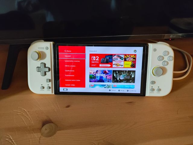 Pack Switch Oled + Mando + Funda + Hori Split Pad