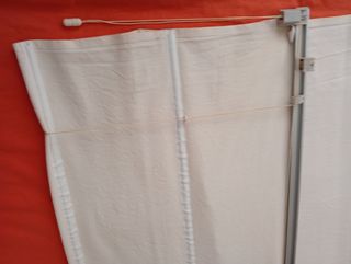 Estor enrollable algodón beige 120x160