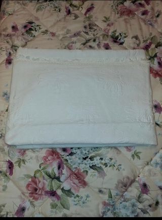 Copriletto Matrimoniale Cotone Bianco