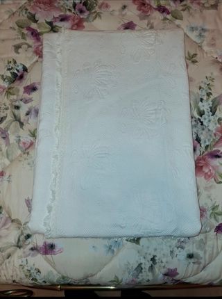Copriletto Matrimoniale Cotone Bianco