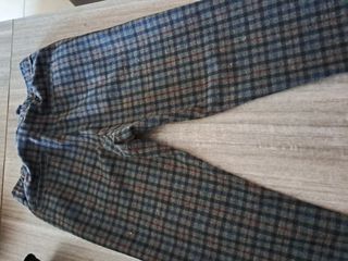 Pantaloni bimbo invernali a quadri