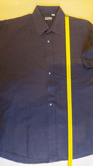 3 Camicie Uomo - Nero, Marrone bianca a quadri