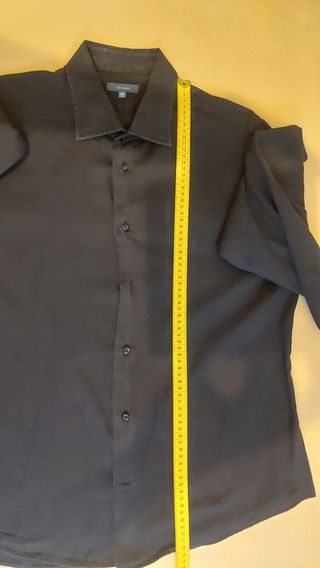 3 Camicie Uomo - Nero, Marrone bianca a quadri