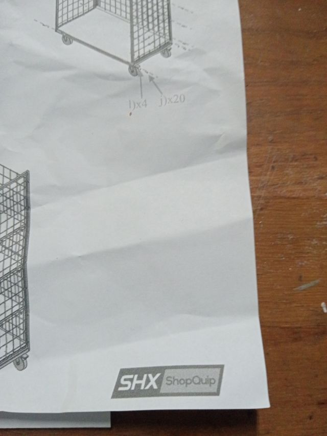 Carro jaula industrial